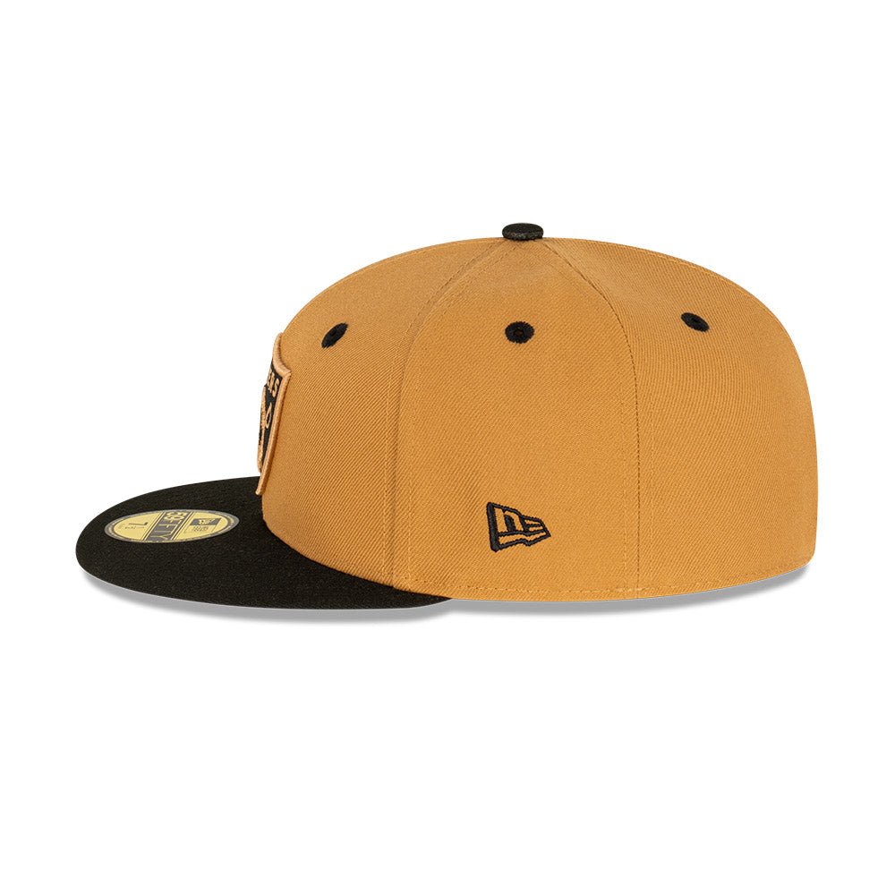 New Era 5950 Wheat Black Las Vegas Raiders Cap