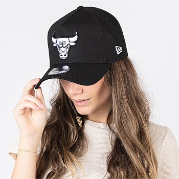 New Era 9Forty A-Frame NBA Chicago Bulls Black White