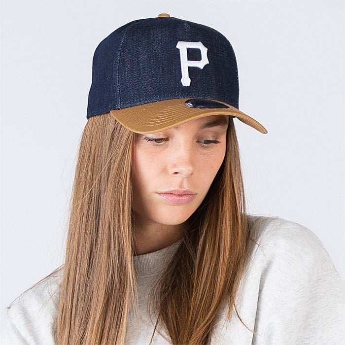 New Era 9Forty A-Frame MLB Pittsburgh Pirates Denim Wheat