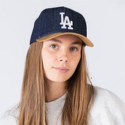 New Era 9Forty A-Frame MLB Los Angeles Dodgers Denim Wheat