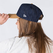 New Era 9Forty A-Frame MLB Los Angeles Dodgers Denim Wheat