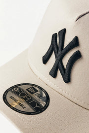 New Era 9Forty A-Frame MLB New York Yankees Stone Black