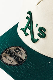 New Era 9Forty A-Frame MLB Chrome 2Tone Oakland Athletics