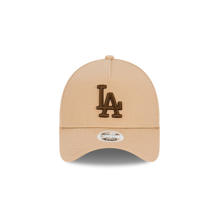 New Era Womens 9Forty A-Frame Clothstrap MLB Toffee Los Angeles Dodgers Co