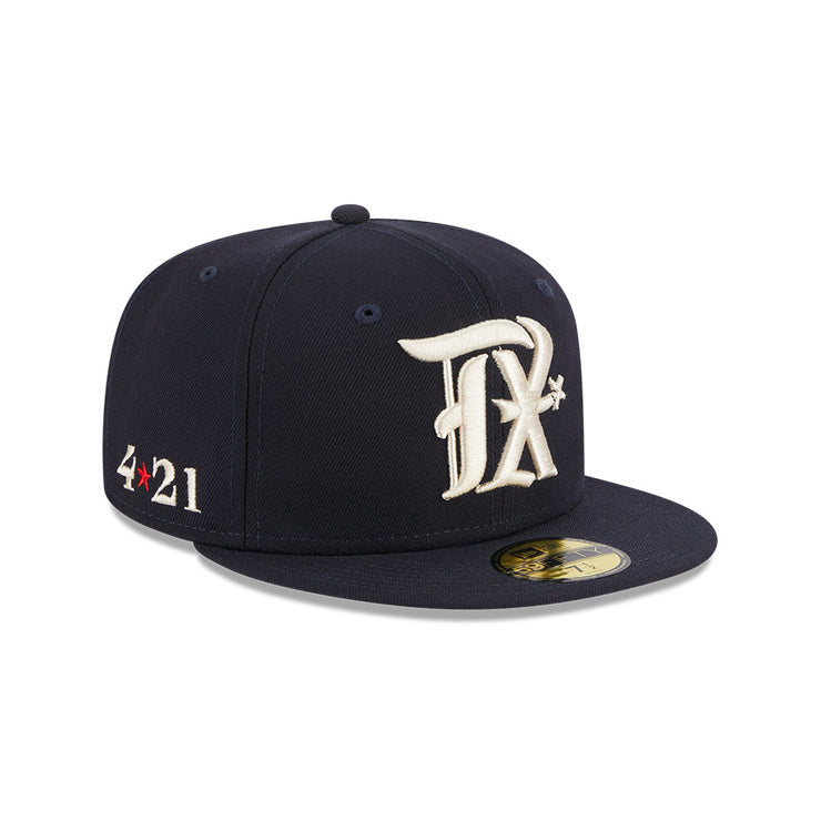 New Era 59Fifty MLB 25 City Connect Texas Rangers Dark Blue