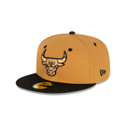 New Era 59Fifty NBA Chicago Bulls Wheat Black