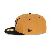 New Era 59Fifty NBA Chicago Bulls Wheat Black