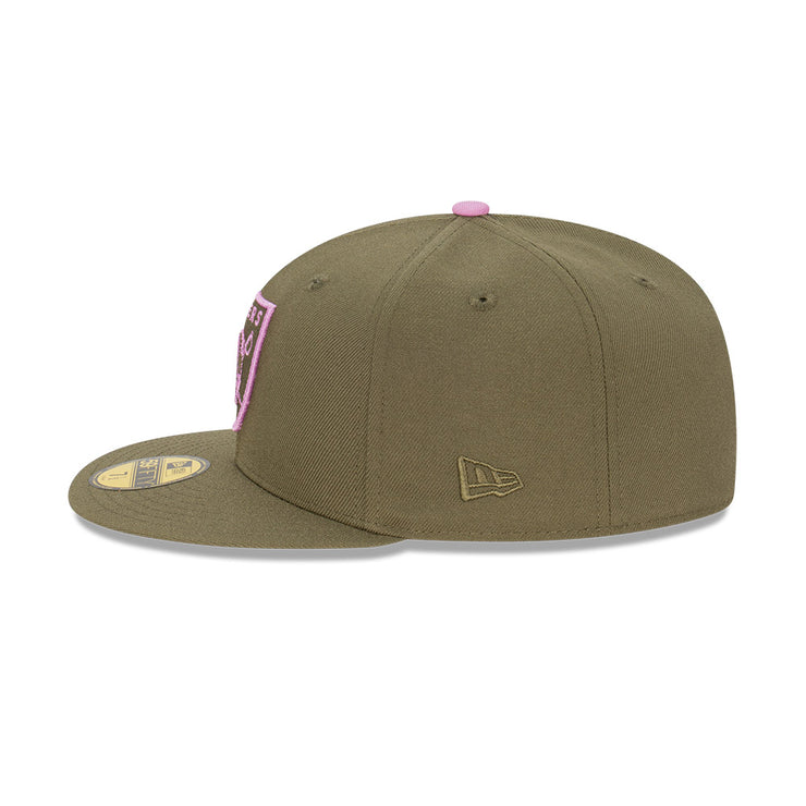 New Era 59Fifty NFL Lavender Field Las Vegas Raiders