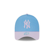 New Era Womens 9Forty A-Frame Clothstrap MLB Lilac Sky New York Yankees