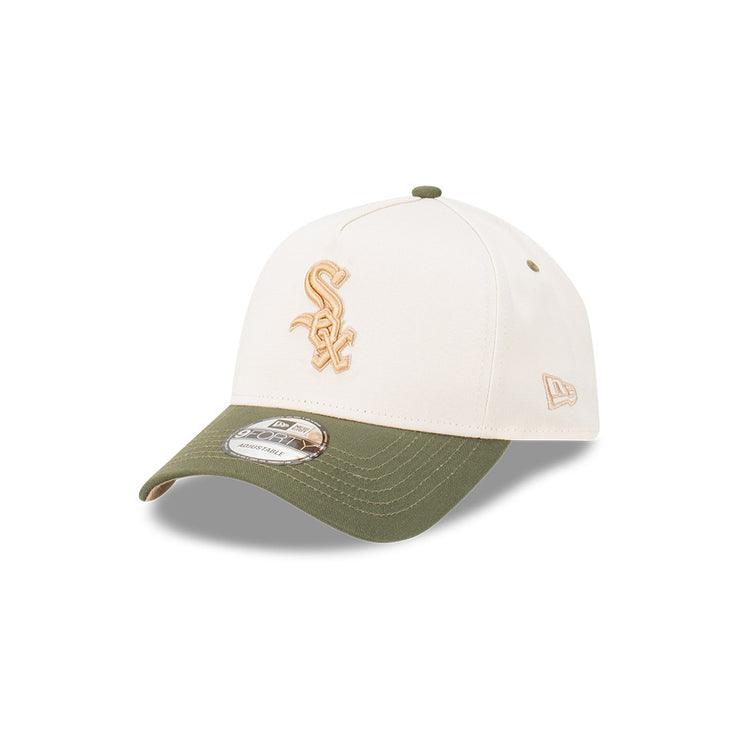 New Era 9Forty A-Frame MLB Chicago White Sox Winecork Olive