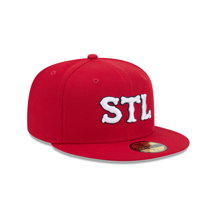 New Era 59Fifty MLB 25 City Connect St. Louis Cardinals Red