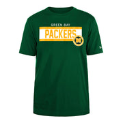 New Era NFL 2024 Sideline Tee Green Bay Packers Dark Green