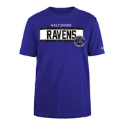 New Era NFL 2024 Sideline Tee Baltimore Ravens Purple