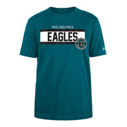 New Era NFL 2024 Sideline Tee Philadelphia Eagles Dark Green