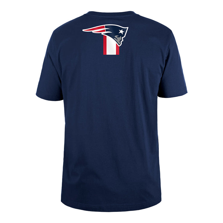 New Era NFL 2024 Sideline Tee New England Patriots Navy