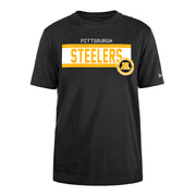 New Era NFL 2024 Sideline Tee Pittsburgh Steelers Black