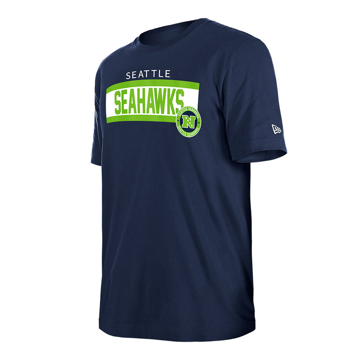 New Era NFL 2024 Sideline Tee Seattle Seahawks Navy