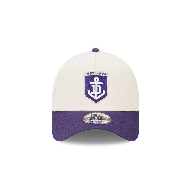 New Era 9Forty A-Frame AFL 2024 2Tone Chrome Fremantle Dockers