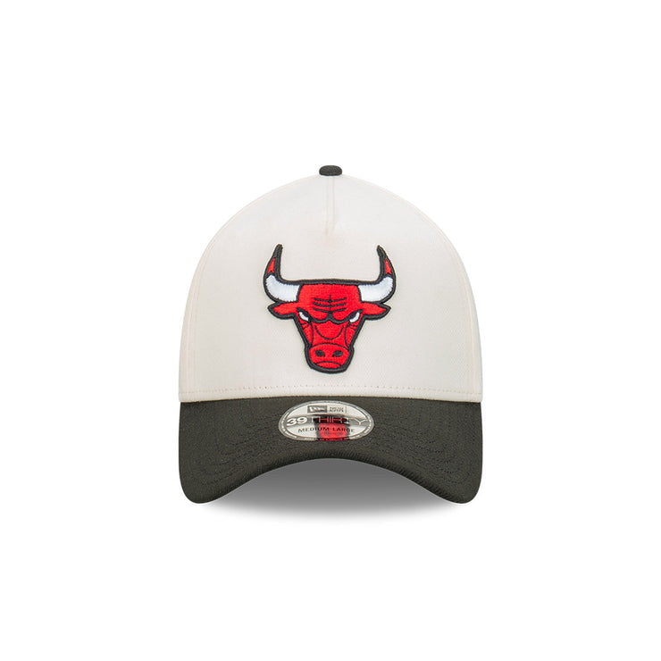 New Era 39Thirty A-Frame NBA Cut N Paste Chicago Bulls Chrome White