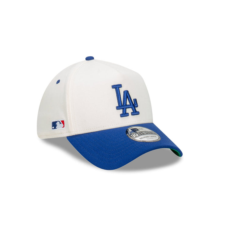 New Era 39Thirty A-Frame MLB Cut N Paste Los Angeles Dodgers Chrome White