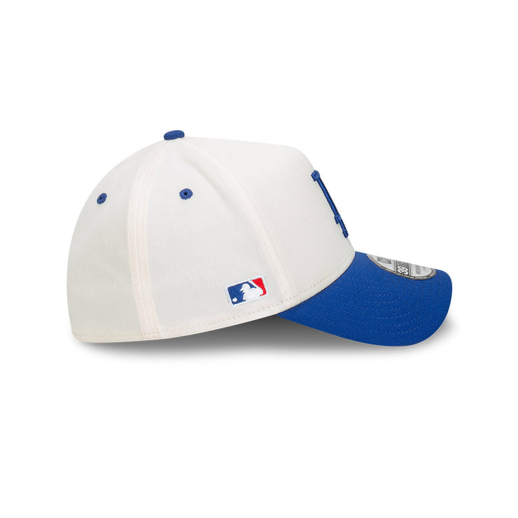 New Era 39Thirty A-Frame MLB Cut N Paste Los Angeles Dodgers Chrome White