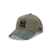 New Era 39Thirty A-Frame MLB Olive Premium New York Yankees