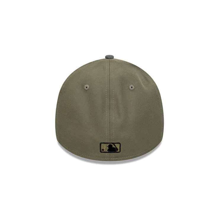 New Era 39Thirty A-Frame MLB Olive Premium New York Yankees