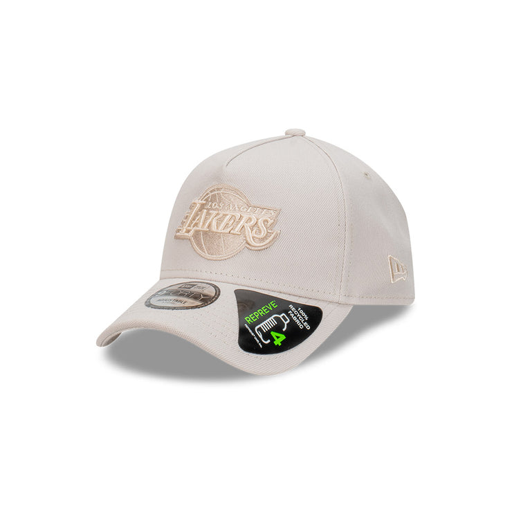 New Era 9Forty A-Frame NBA Repreve Stone Ivory Los Angeles Lakers