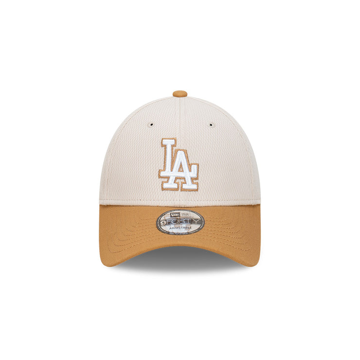 New Era 9Forty Clothstrap MLB Dashmark 2-Tone Wheat Los Angeles Dodgers