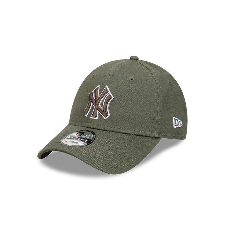 New Era 9Forty Snapback MLB Dark Olive New York Yankees