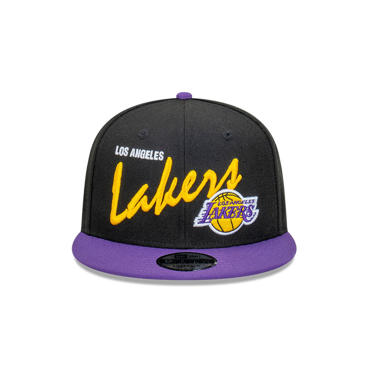 New Era 9Fifty NBA Team Vintage Script Los Angeles Lakers