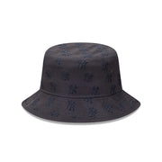 New Era Bucket MLB Monogram New York Yankees Black