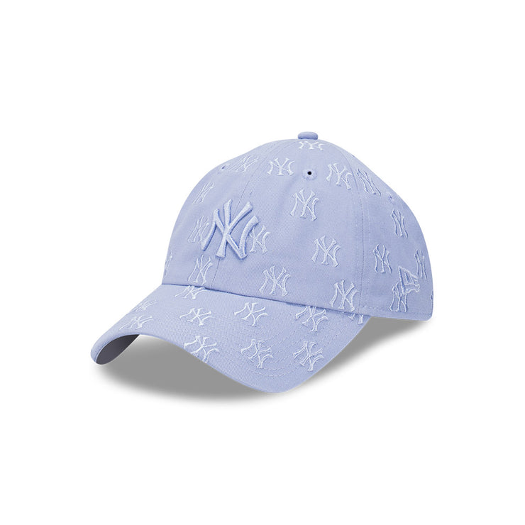 New Era Casual Classic MLB Tonal Monogram New York Yankees Pastel Blue