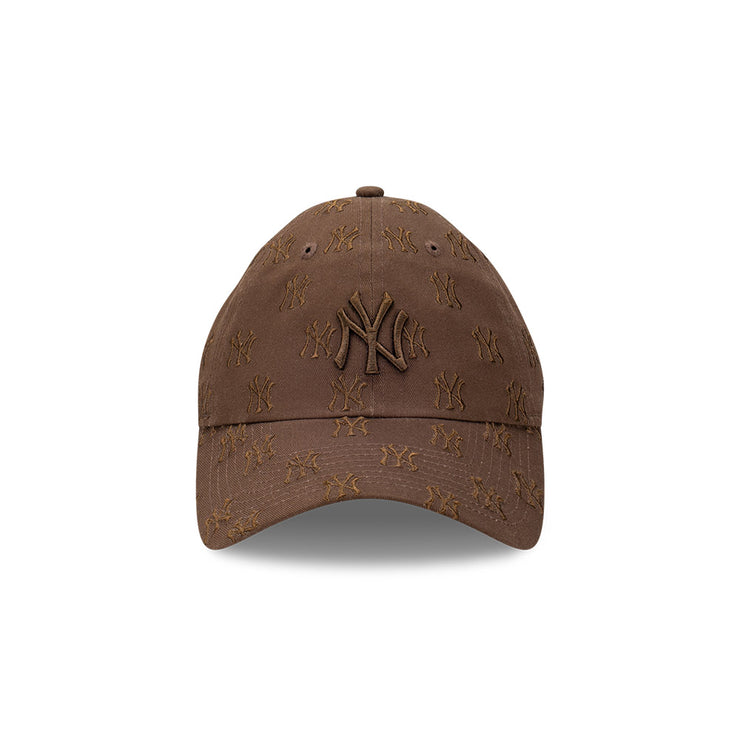 New Era Casual Classic MLB Tonal Monogram New York Yankees Walnut