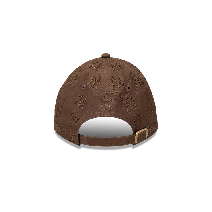 New Era Casual Classic MLB Tonal Monogram New York Yankees Walnut