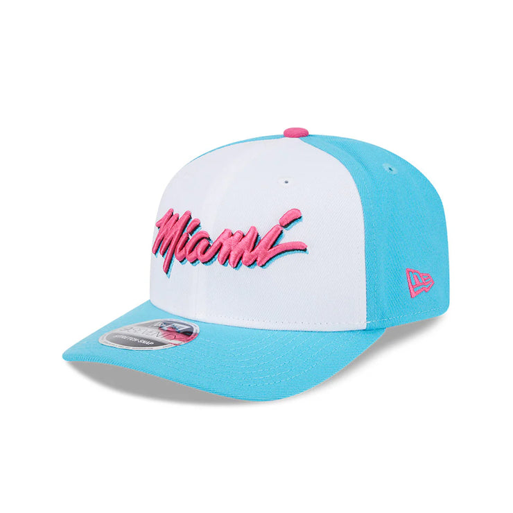 New Era 9Seventy Stretch Snap NBA 2024 City Edition Team Alt Miami Heat