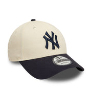 New Era 9Forty MLB Colour Block New York Yankees Cream Navy