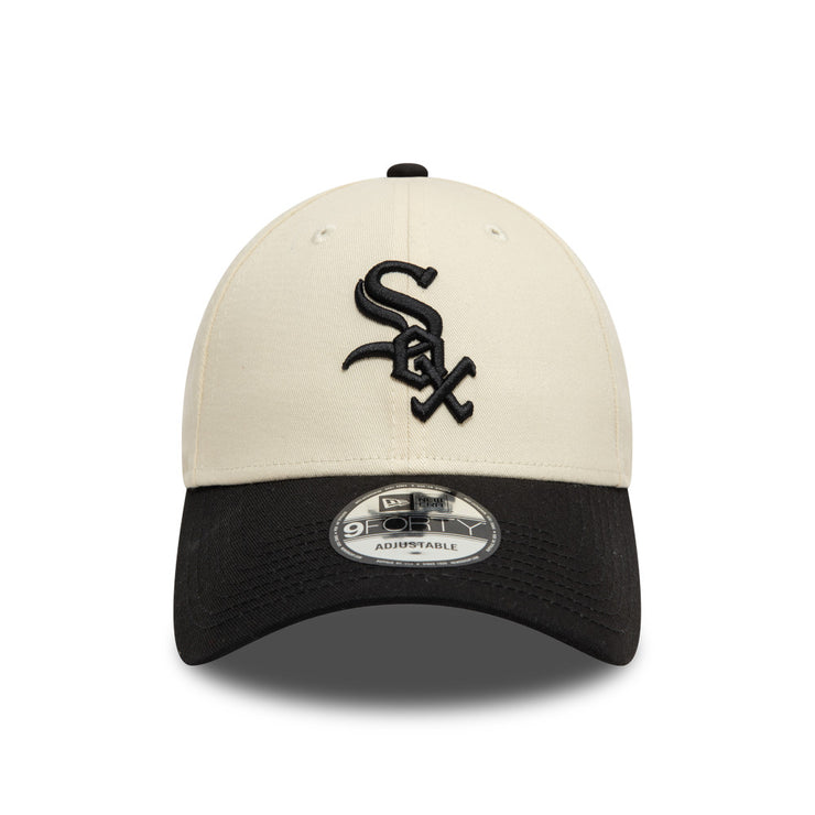 New Era 9Forty MLB Colour Block Chicago White Sox Cream Black