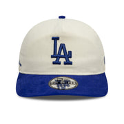 New Era Golfer MLB Script Los Angeles Dodgers Ivory Royal