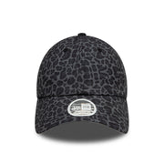 New Era Womens Open Back Cap Black Grey Black