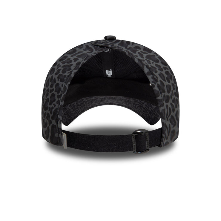 New Era Womens Open Back Cap Black Grey Black