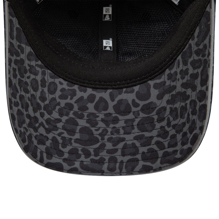 New Era Womens Open Back Cap Black Grey Black