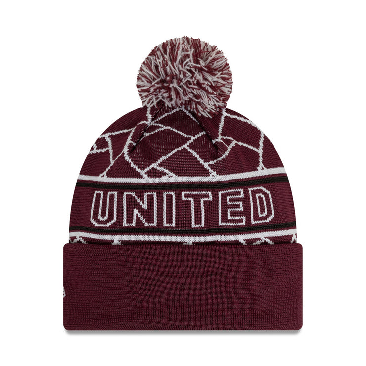 New Era Beanie EPL Manchester United FC Maroon