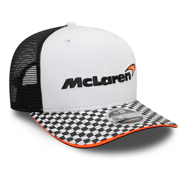 New Era 9Fifty F1 McLaren Racing Checkered Visor White