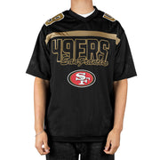 New Era NFL American Football Jersey V-Neck San Francisco 49ers Black