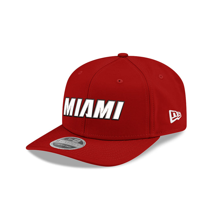 New Era 9Seventy Stretch Snap NBA Statement 2024 Team Miami Heat