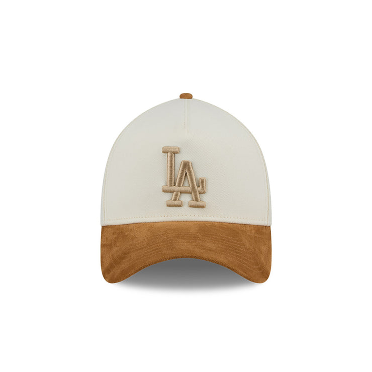 New Era 39Thirty A-Frame MLB 2-Tone Wheat Suede Los Angeles Dodgers