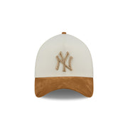 New Era 39Thirty A-Frame MLB 2-Tone Wheat Suede New York Yankees