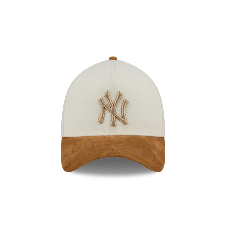 New Era 39Thirty A-Frame MLB 2-Tone Wheat Suede New York Yankees