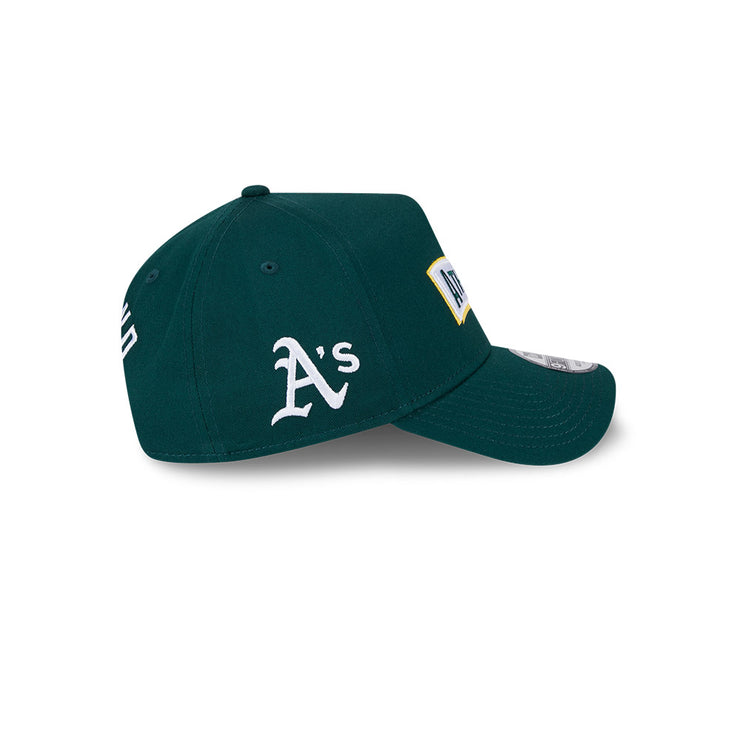 New Era 9Forty A-Frame MLB Pennant Oakland Athletics Dark Green